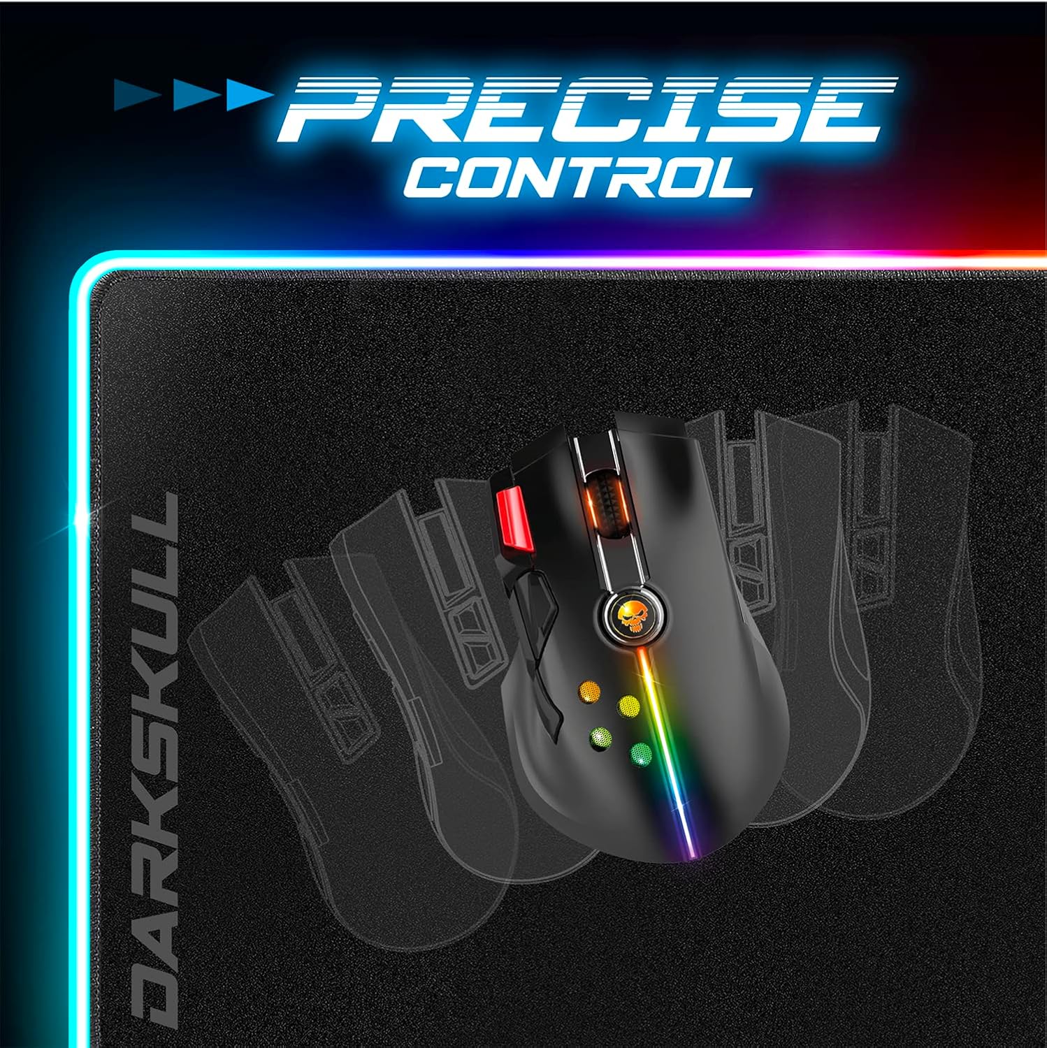 XXXL — Tapis de Souris Gamer RGB 900x400 mm + Hub USB 4 Ports – Image 5