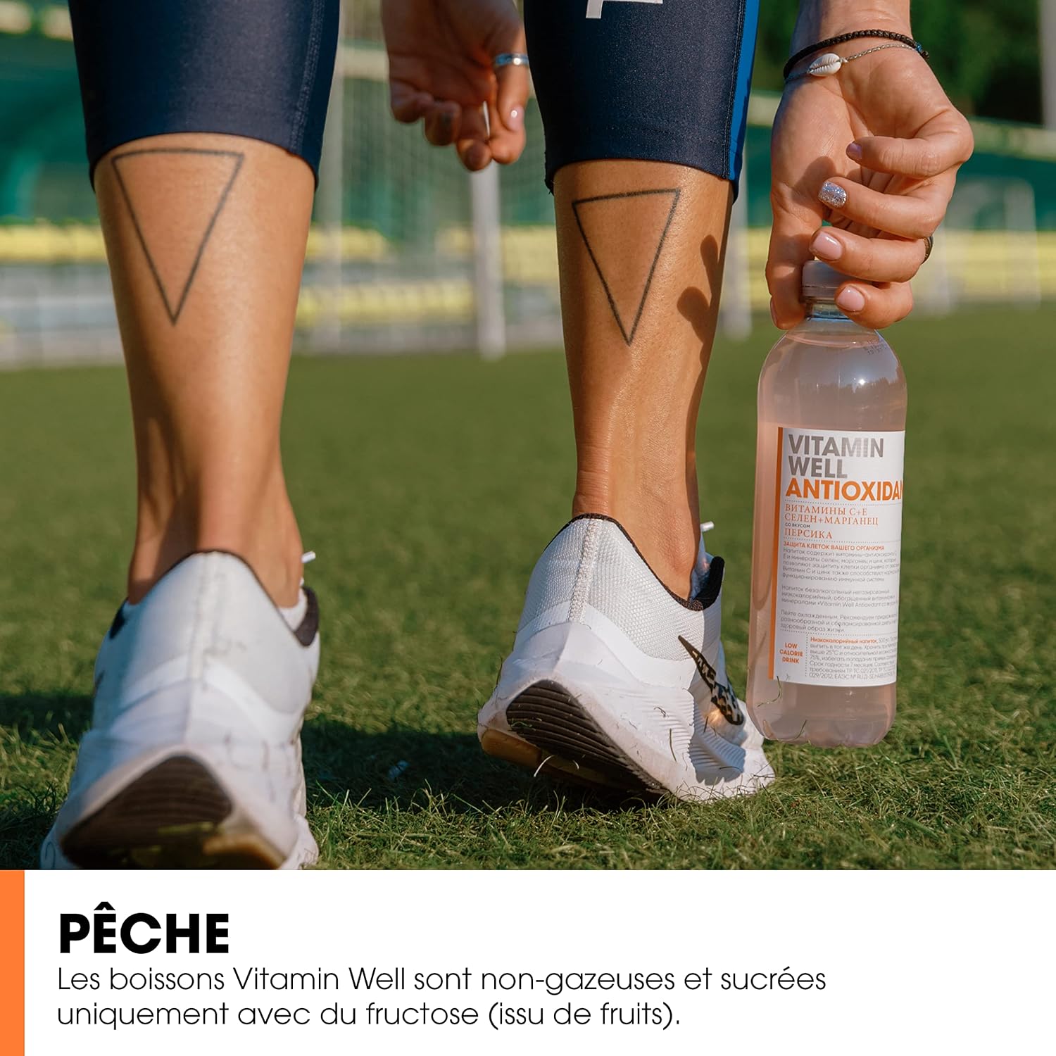 Vitamin Well - Boissons enrichies en vitamines et en minéraux goût pêche, 12x500ml (Antioxidant) – Image 3