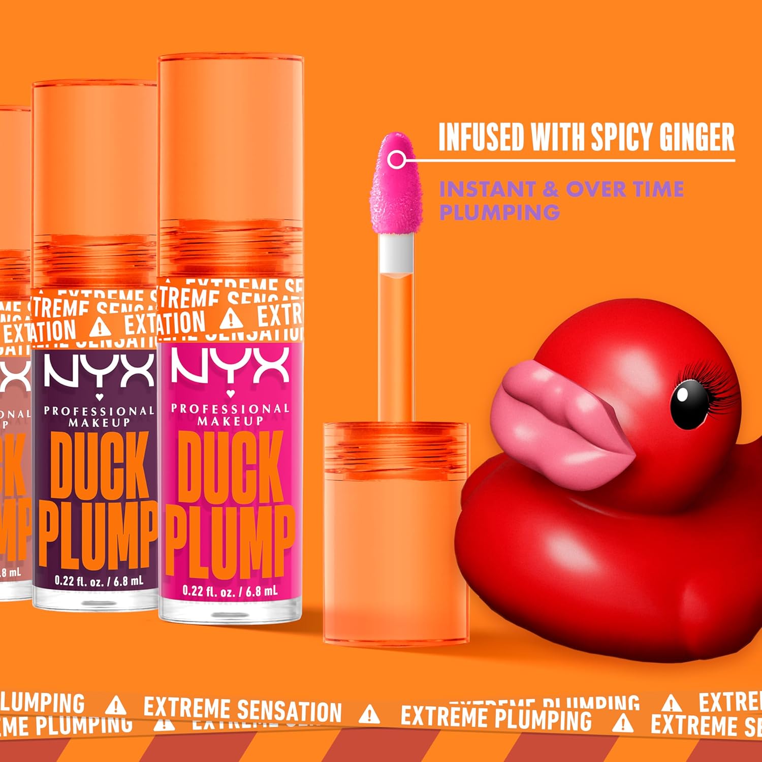 NYX PROFESSIONAL MAKEUP Duck Plump — Laque à lèvres Clearly Spicy – Image 4