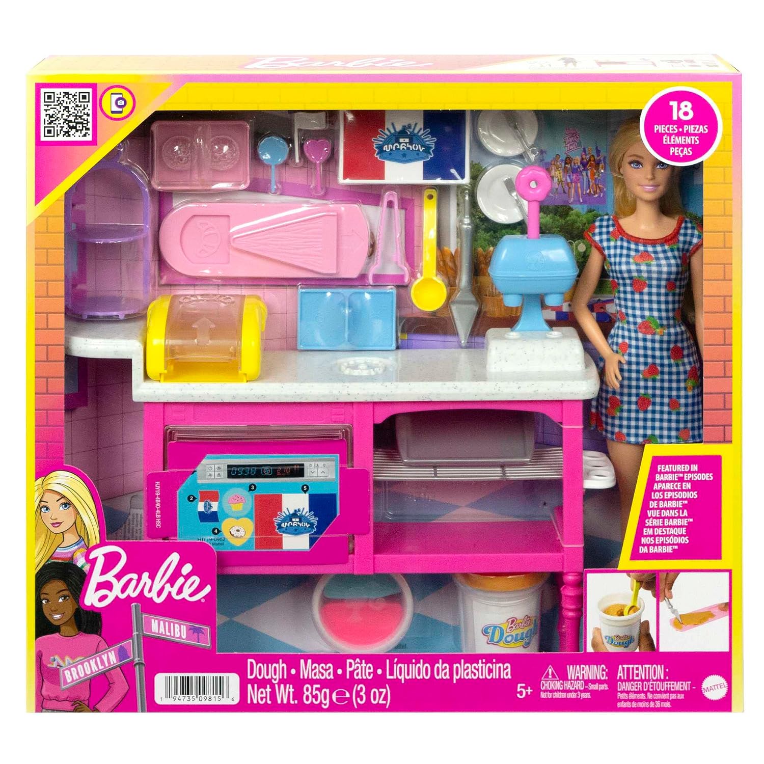 BARBIE It Takes Two — Coffret Pâtisserie avec poupée Malibu – Image 5