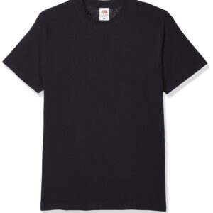 Fruit of the Loom Original T. T-Shirt, Noir, XL (Lot de 3) Homme