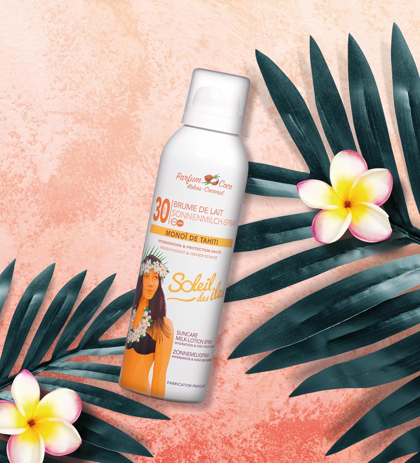 SOLEIL DES ÎLES — Brume de lait solaire Monoï de Tahiti SPF30 – Image 2