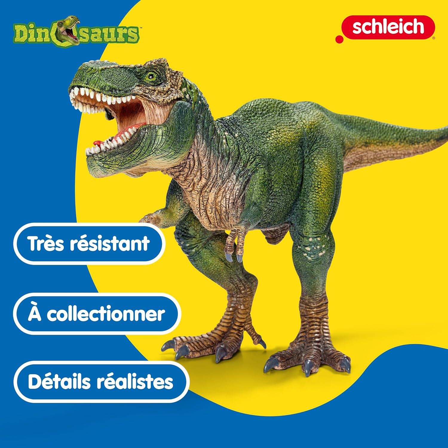 SCHLEICH Dinosaurs — Figurine Tyrannosaure Rex vert – Image 2