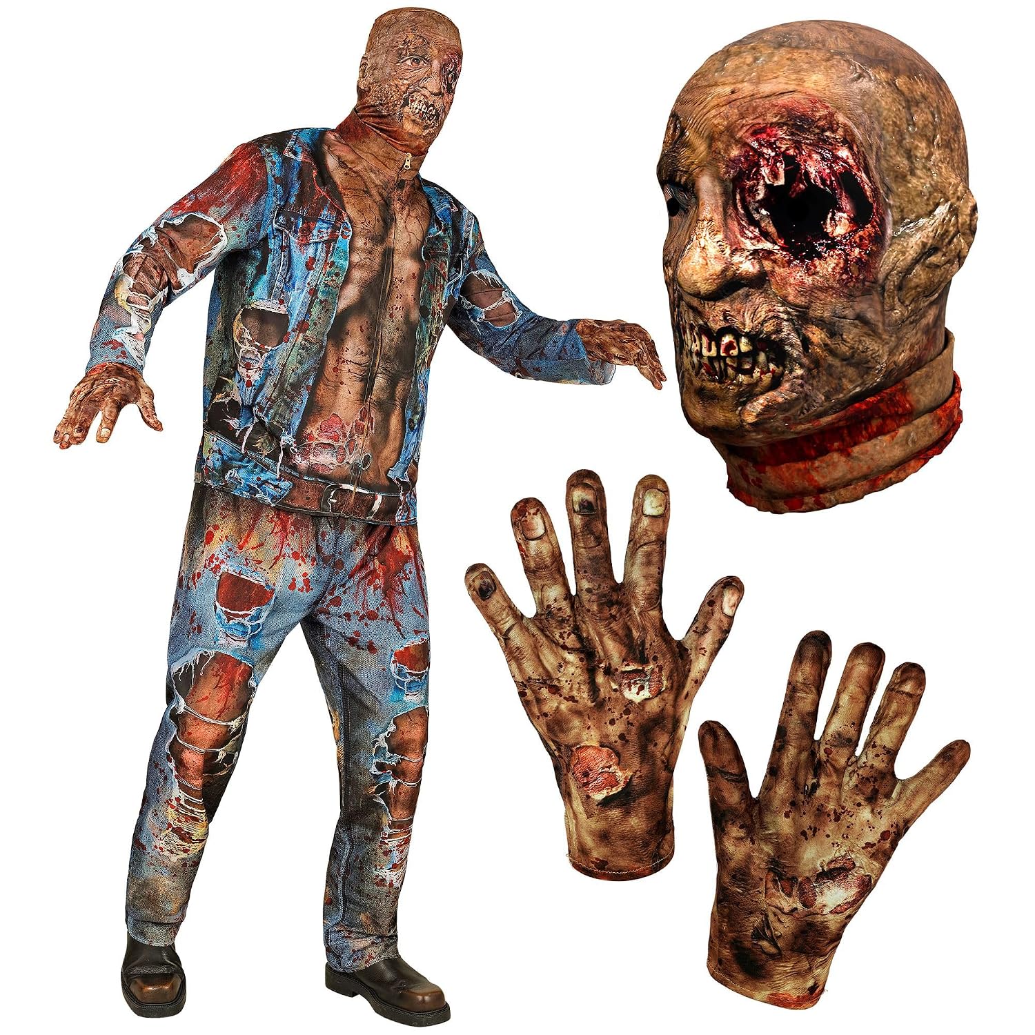 W WIDMANN MILANO Party Fashion — Costume de zombie homme – Image 3
