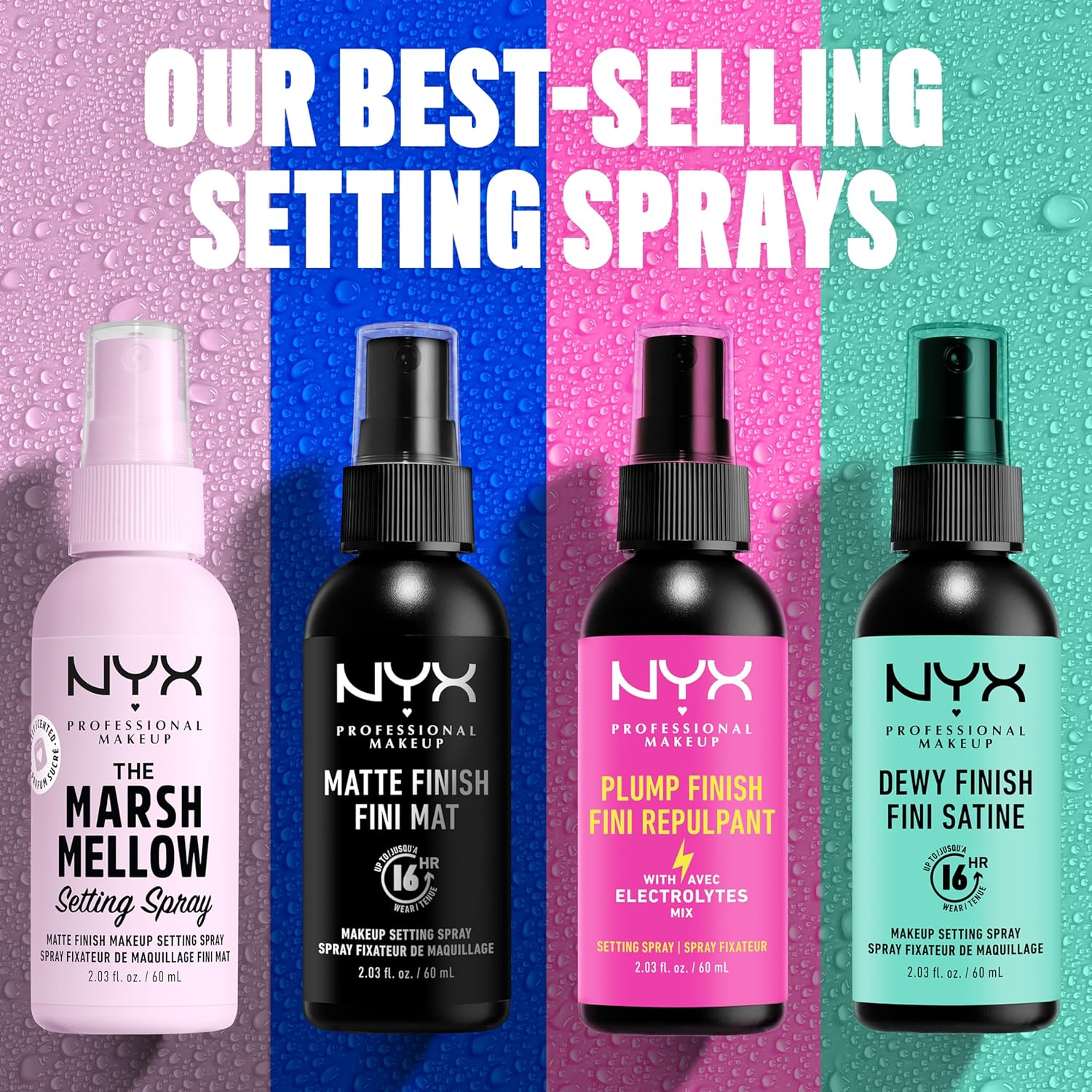 NYX Professional Makeup — Spray Fixateur Dewy Finish 180ml – Image 5