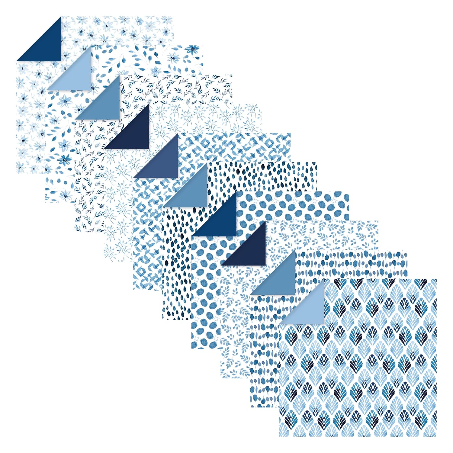 CLAIREFONTAINE Shibori — 60 Feuilles de Papier Origami 15x15cm – Image 3