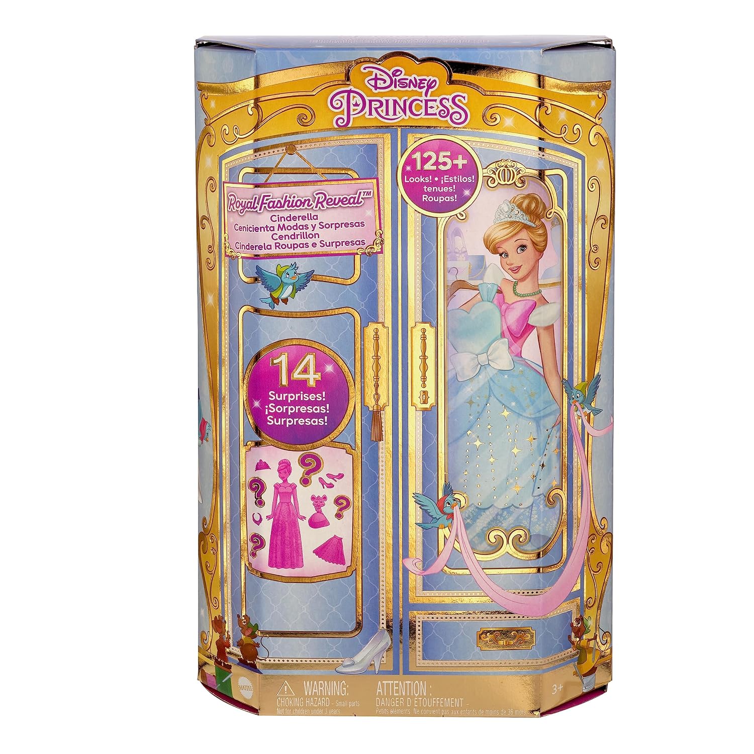 MATTEL Cendrillon Surprises Royales — Poupée Mannequin Disney – Image 6