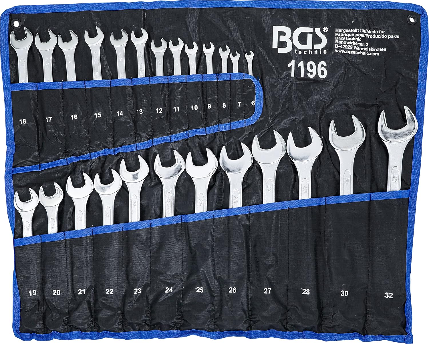 BGS 1196 — Jeu de 25 clés mixtes 6 à 32 mm – Image 6