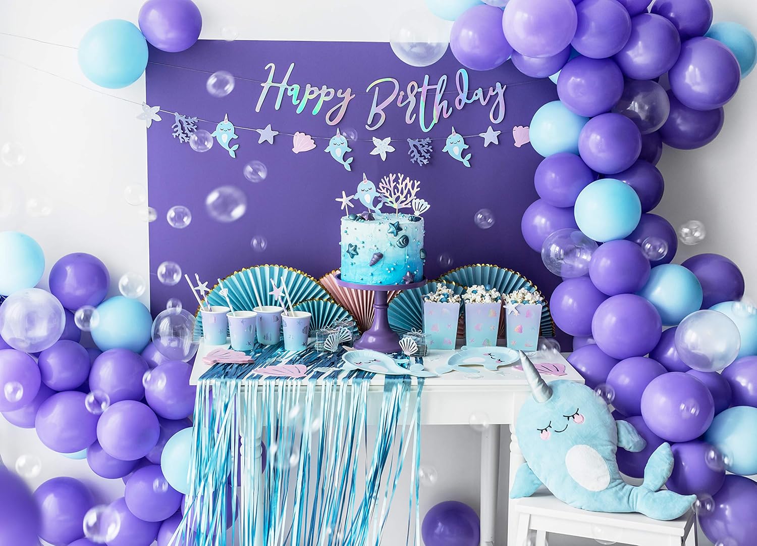BALLON — Ballon mylar narval 87 cm – Image 2