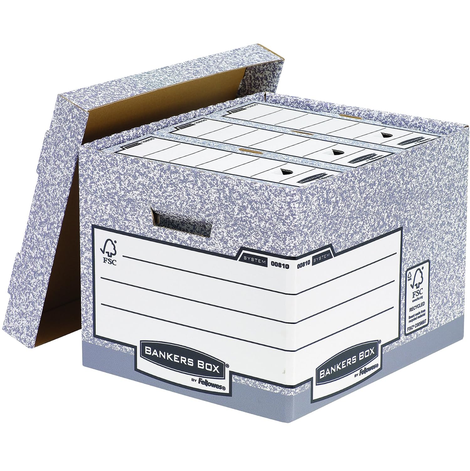 Fellowes R-kive Caisse pour Dossiers suspendus 333 x 285 x 390 Lot de 10 00810-FFEU – Image 2