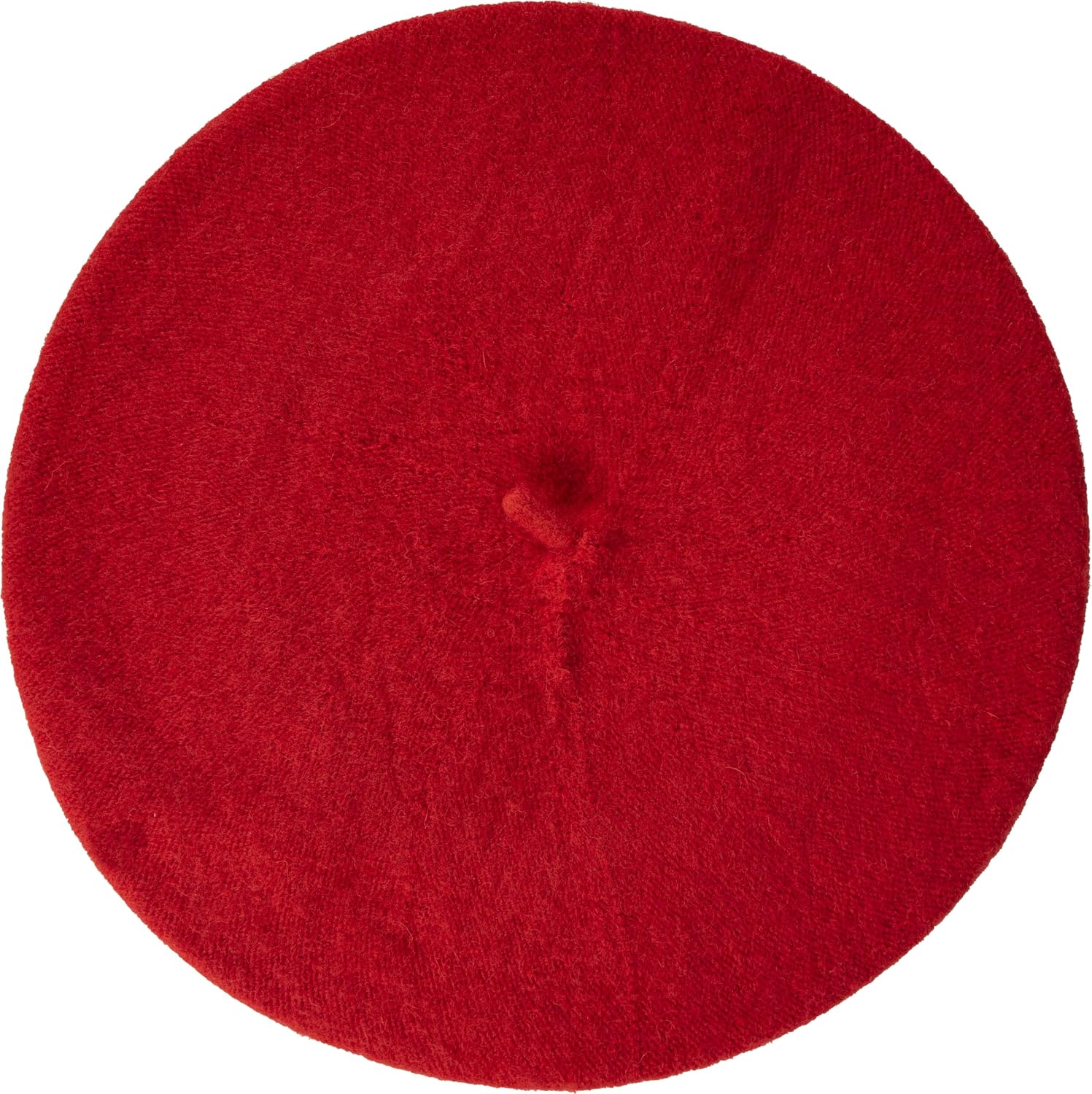 P'TIT CLOWN — Béret en laine rouge adulte – Image 3