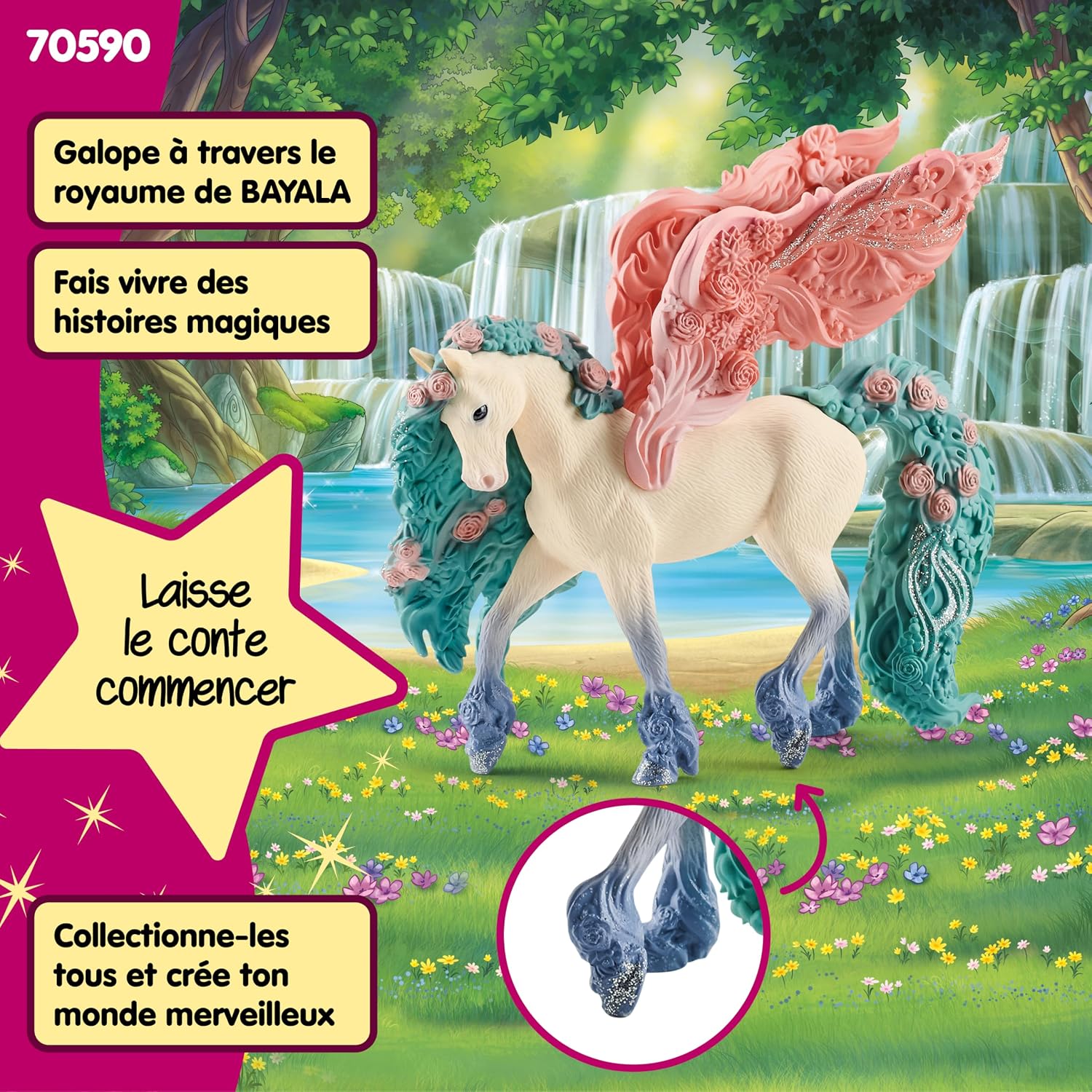 SCHLEICH BAYALA — Figurine Pégase Fleuri 14 x 7 x 13 cm – Image 3