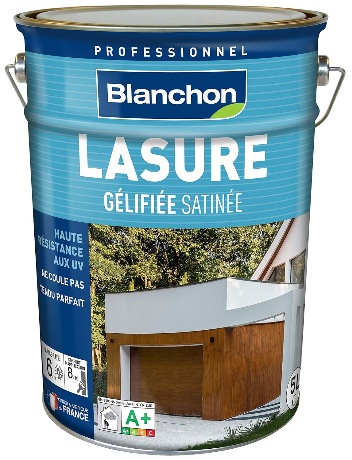 Lasure Gélifiée BLANCHON - 5 Litres (Chêne Rustique)