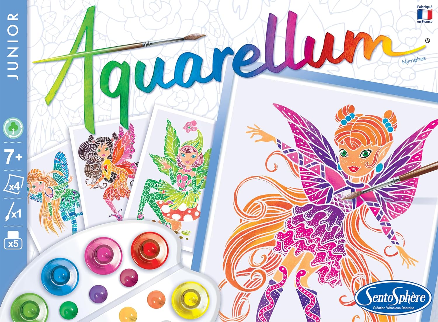 SENTOSPHÈRE Aquarellum Junior — Kit Peinture Nymphes – Image 2