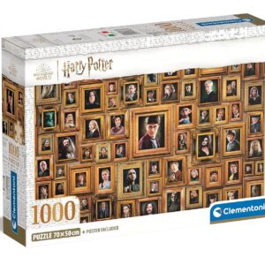 Clementoni- Harry Potter Impossible Potter-1000 Pièces-Puzzle, Divertissement pour Adultes-Fabriqué en Italie, 39786