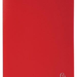 EXACOMPTA Protège-documents A4 Polypro 20 pochettes 40 vues Rouge