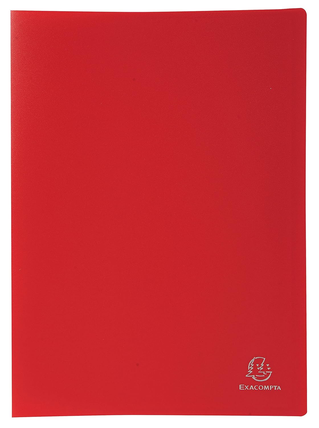 EXACOMPTA Protège-documents A4 Polypro 20 pochettes 40 vues Rouge