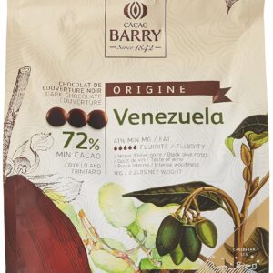 CACAO BARRY 72% Min Cacao Chocolat Venezuela Pistoles 1 kg