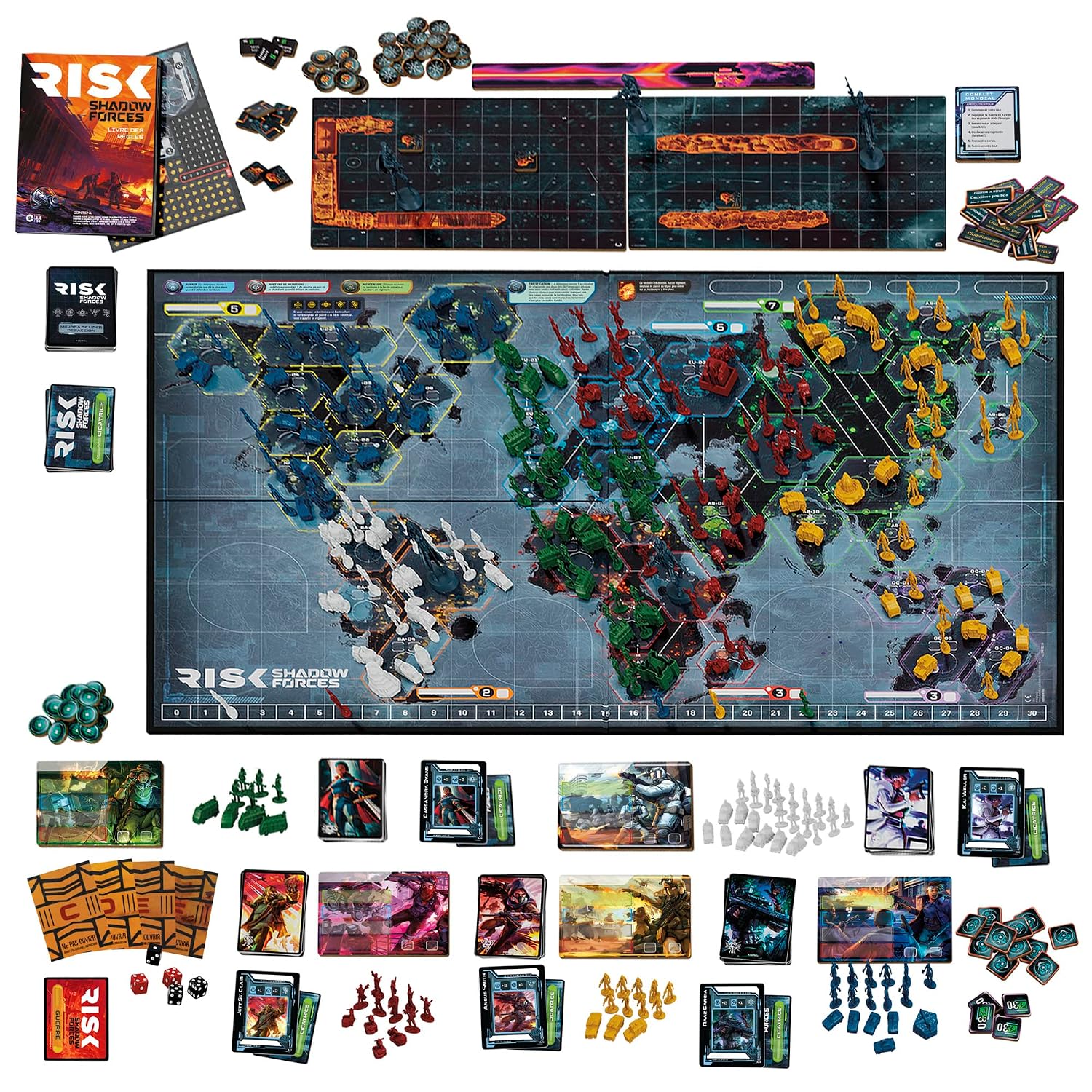 AVALON HILL Risk Shadow Forces — Jeu de stratégie Legacy – Image 2