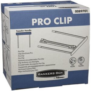 Fellowes - Transit - Pack de 100 Clips Pour Archive Ecologique - Blanc - 100 mm