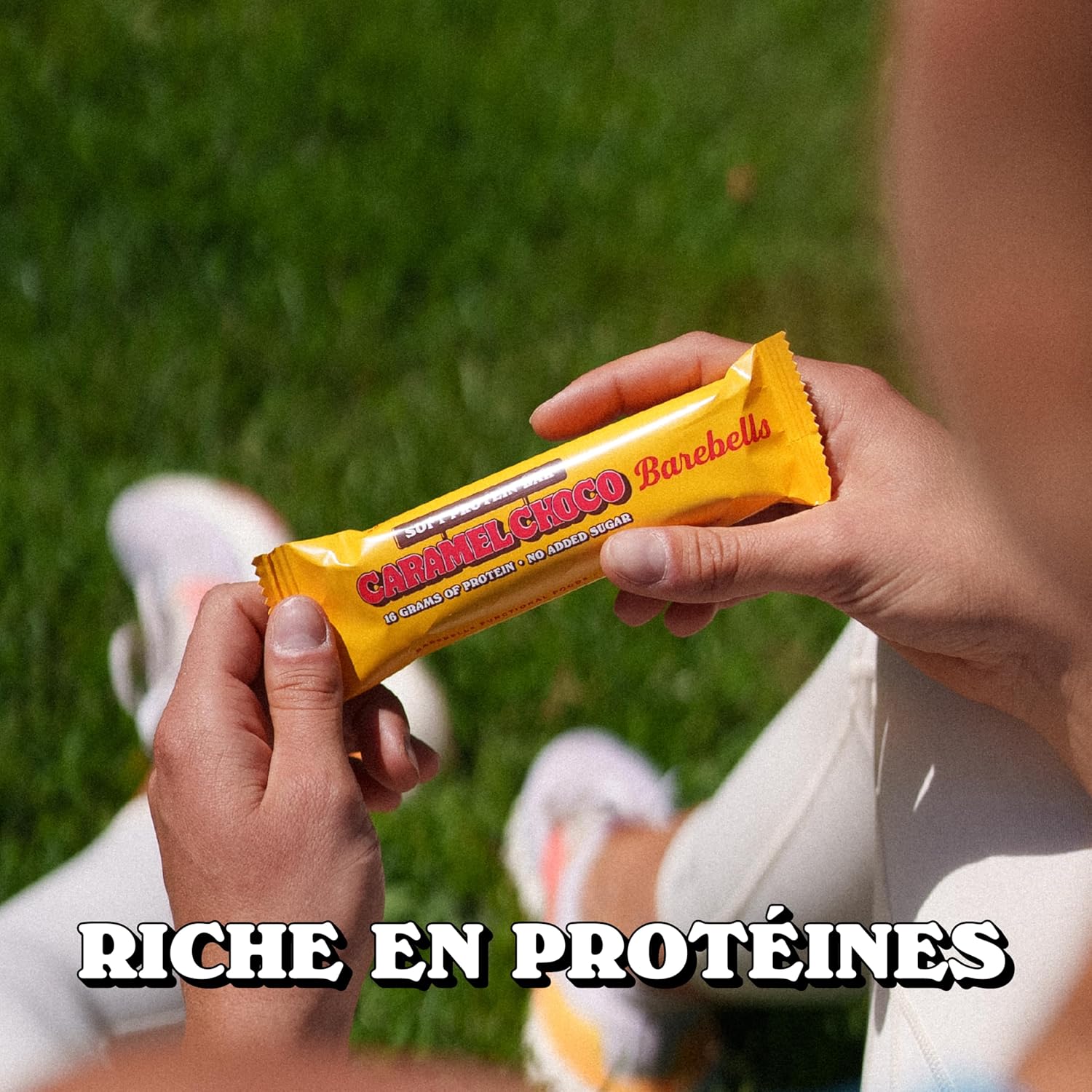 BAREBELLS Soft Bar Caramel Choco — Barres protéinées x12 55g – Image 2