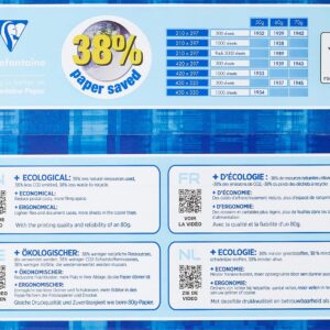 Alternative view of CLAIREFONTAINE Ramette 500 Feuilles Smart 50g A4 210x297 mm Certifié FSC Blanc