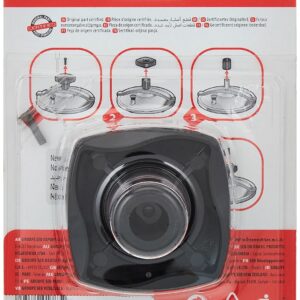 Seb Bouton de serrage cocotte-minute, Compatible avec les autocuiseurs Authentique inox induction, Accessoire officiel, Noir X1040002, N/C
