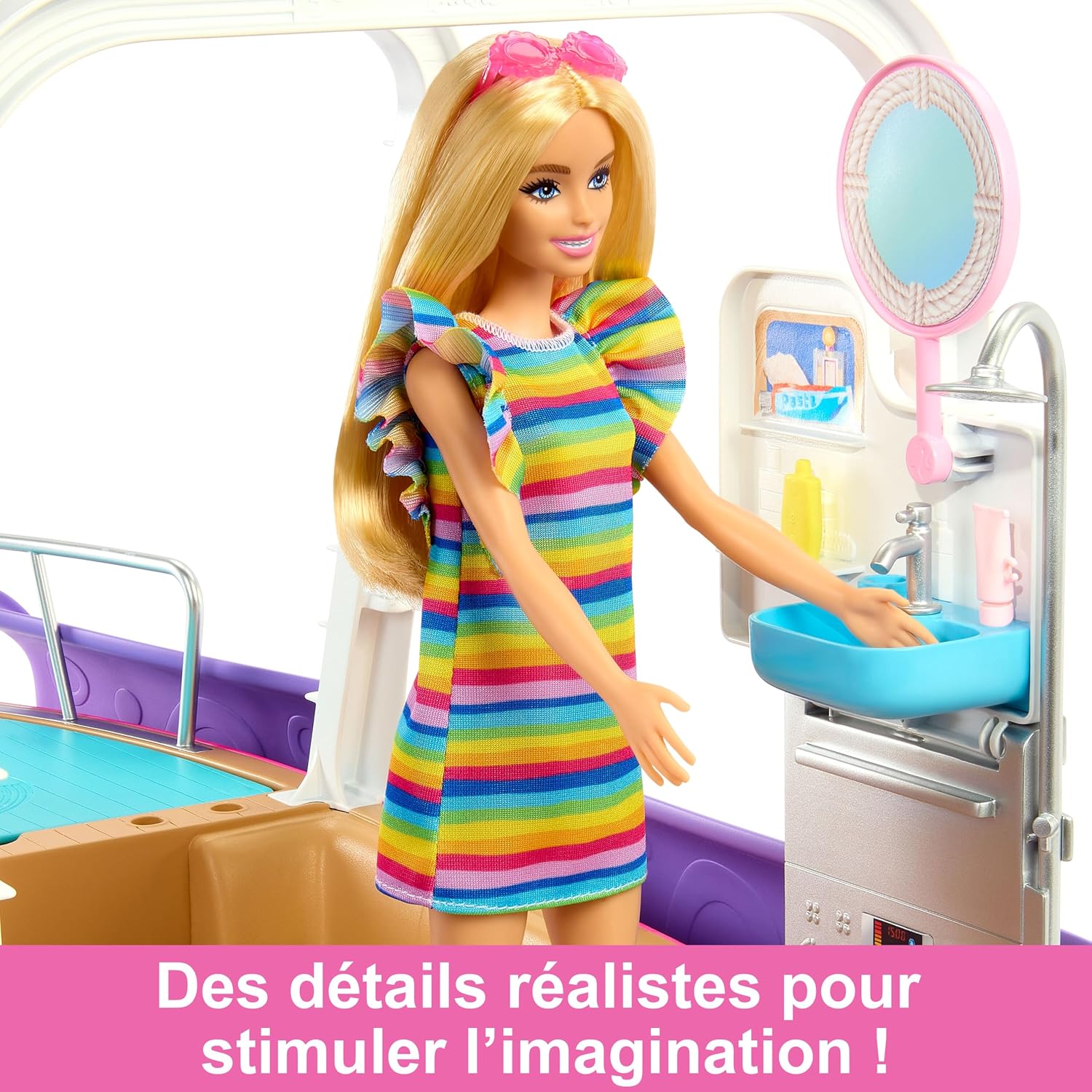 BARBIE — Coffret Bateau de Rêve avec 20 Accessoires – Image 5