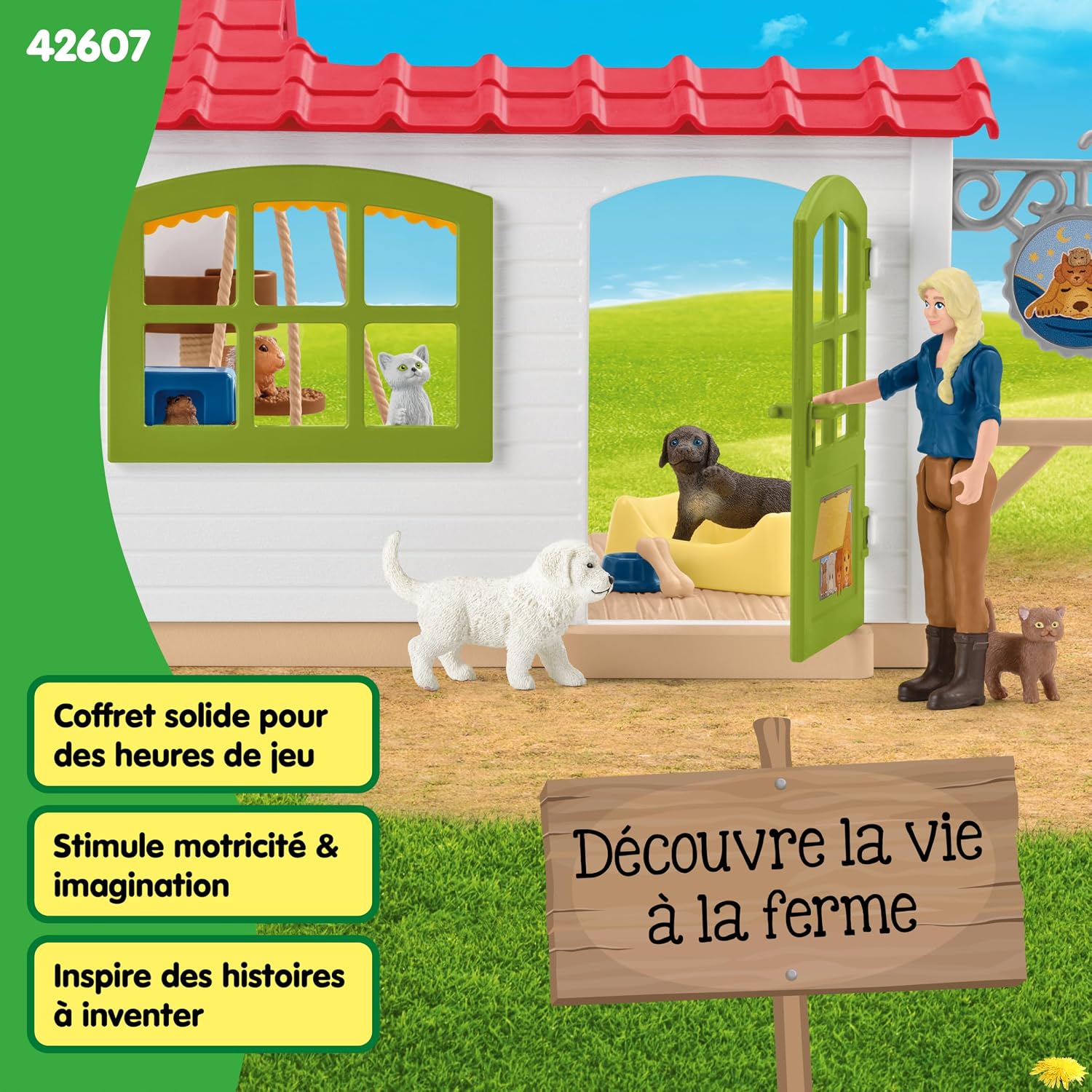 SCHLEICH Farm World — Hôtel des Animaux 54 pièces – Image 6