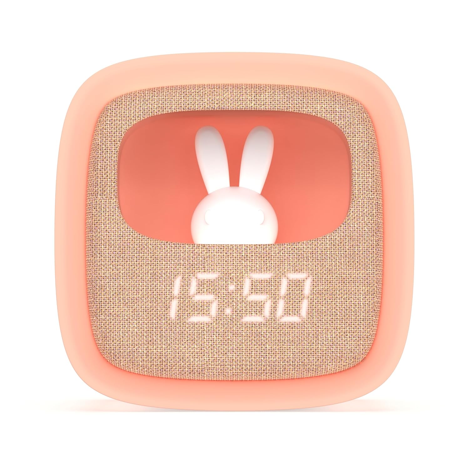 MOB Billy Clock — Réveil veilleuse enfant motif lapin rose