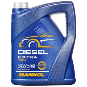 MANNOL Huile moteur DIESEL EXTRA 10W-40 Huile en partie synthétique Huile ACEA A3/B4 API CH-4 API SL 5 L