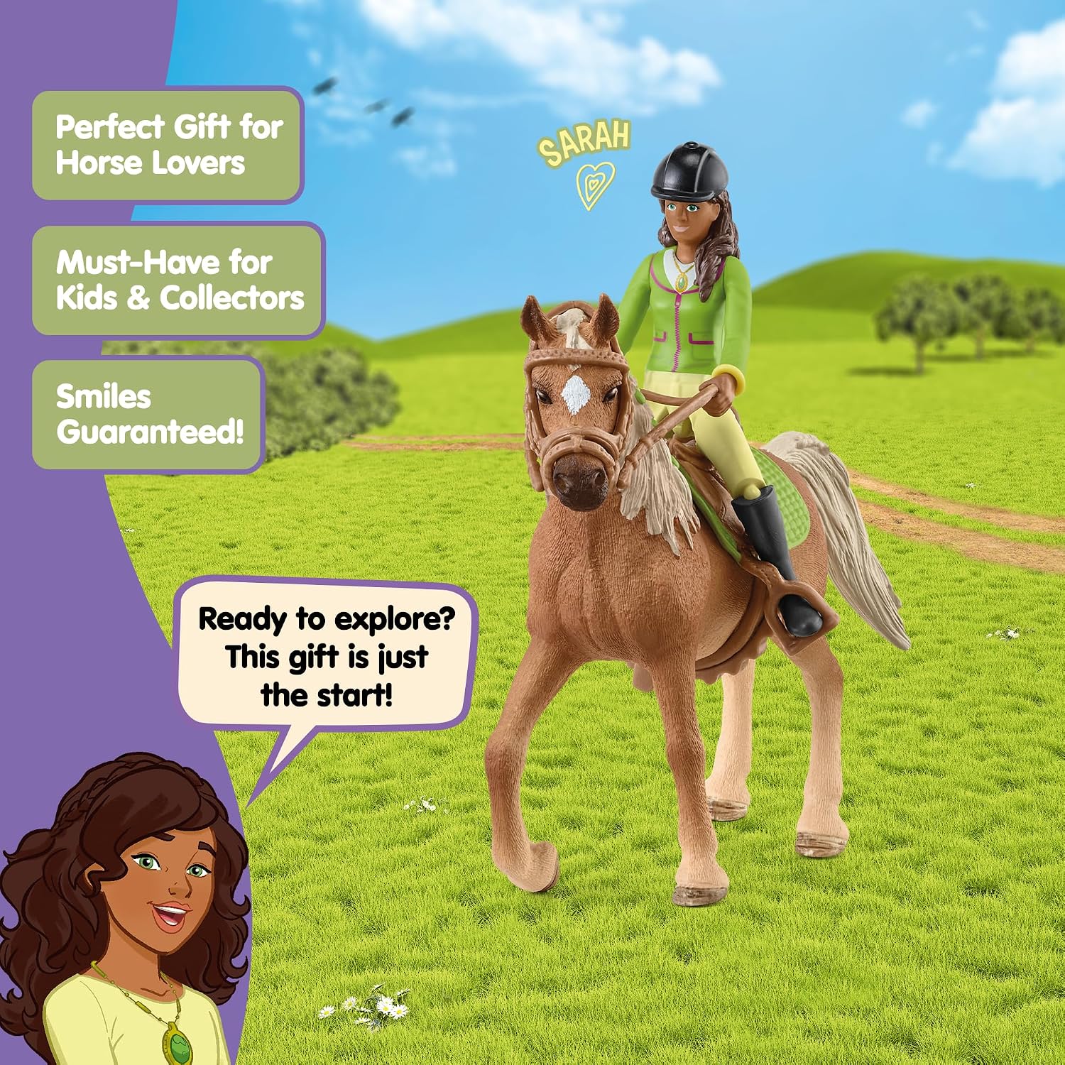 SCHLEICH Horse Club — Coffret Cavalière Sarah et Mystery – Image 6