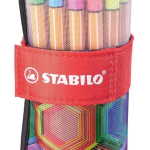 STABILO Stylo feutre pointe fine point 88 - Rollerset x 25 feutres fins - gamme ARTY
