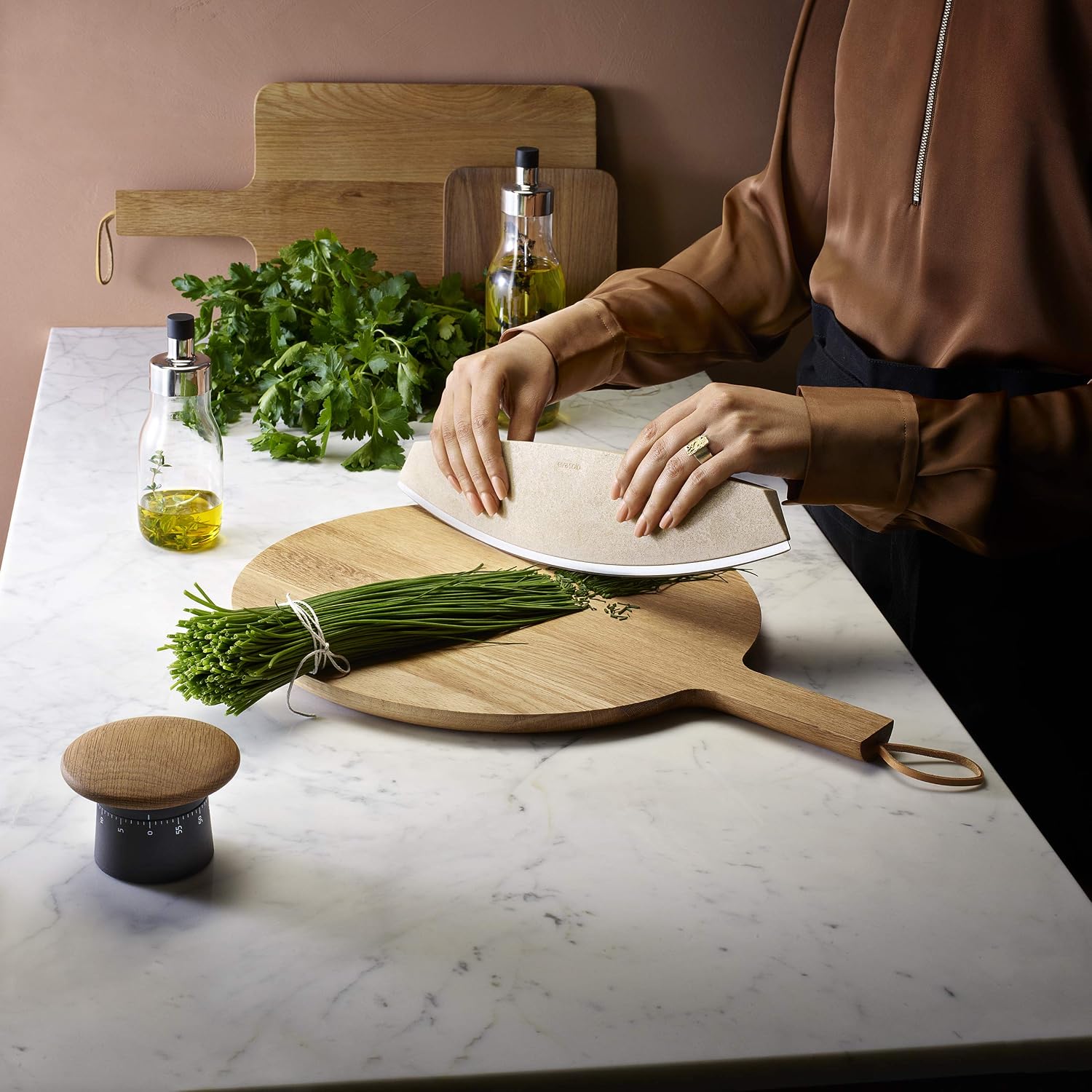 EVA SOLO Nordic Kitchen — Planche à découper en chêne 35 cm – Image 5