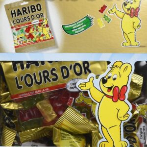 Haribo Bonbon Gélifié l'Ours d'Or 40 g x 30 Sachets
