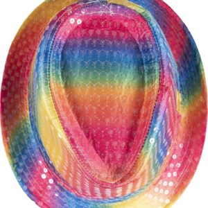 Alternative view of P'TIT CLOWN — Chapeau Sombrero à Sequins Adulte