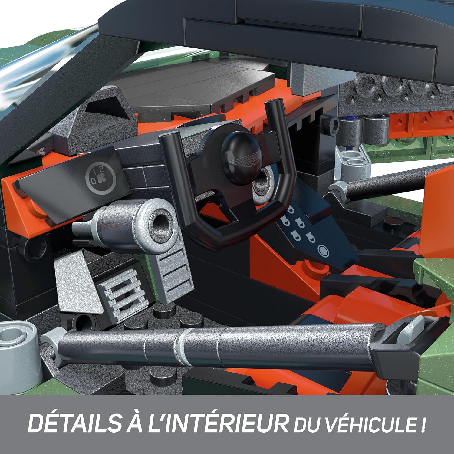 MEGA Hot Wheels — Jeu de construction Aston Martin Vulcan 986 pièces – Image 4