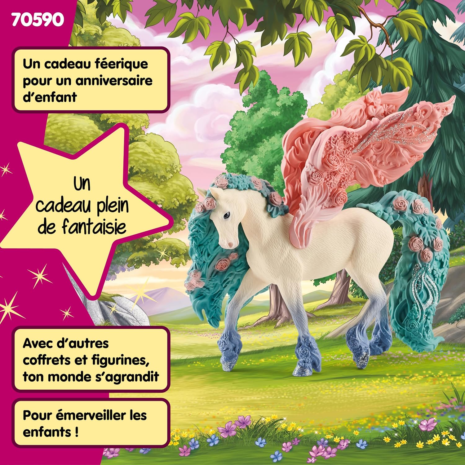 SCHLEICH BAYALA — Figurine Pégase Fleuri 14 x 7 x 13 cm – Image 5