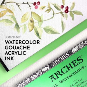 Alternative view of ARCHES Aquarelle — Bloc 20 feuilles 31x41 cm 300 g/m²