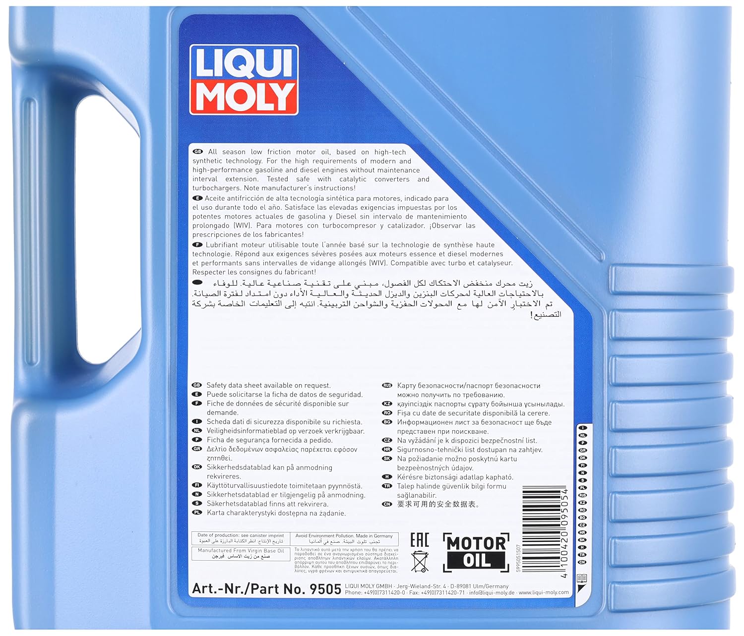 LIQUI MOLY Super Leichtlauf — Huile moteur 10W-40 5 L – Image 2