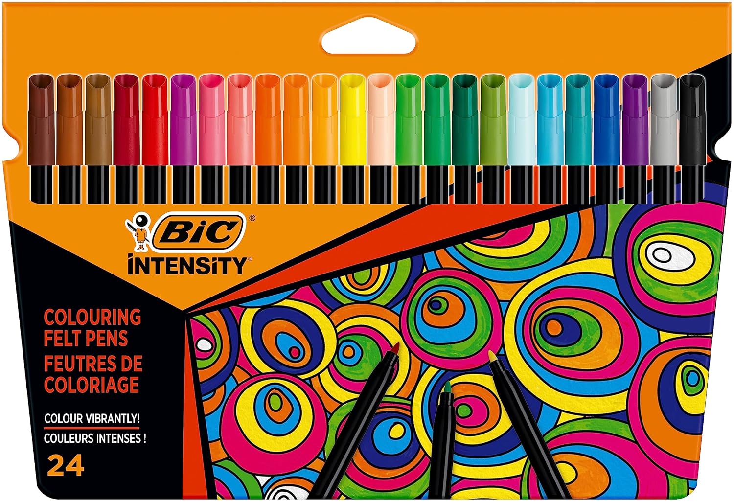 BIC Intensity — Feutres de Coloriage Lavables x24