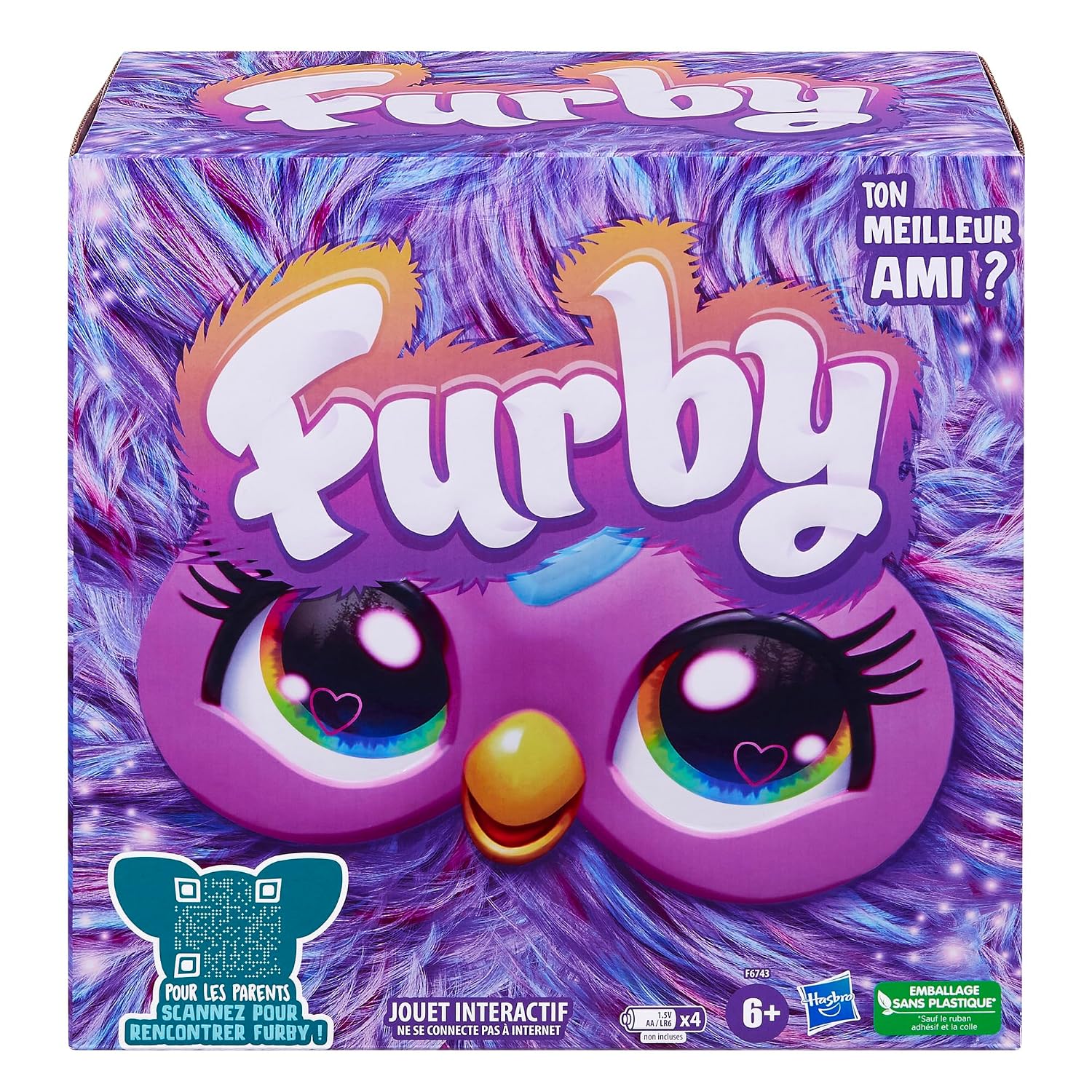 FURBY — Peluche Interactive Violet Version Française – Image 6