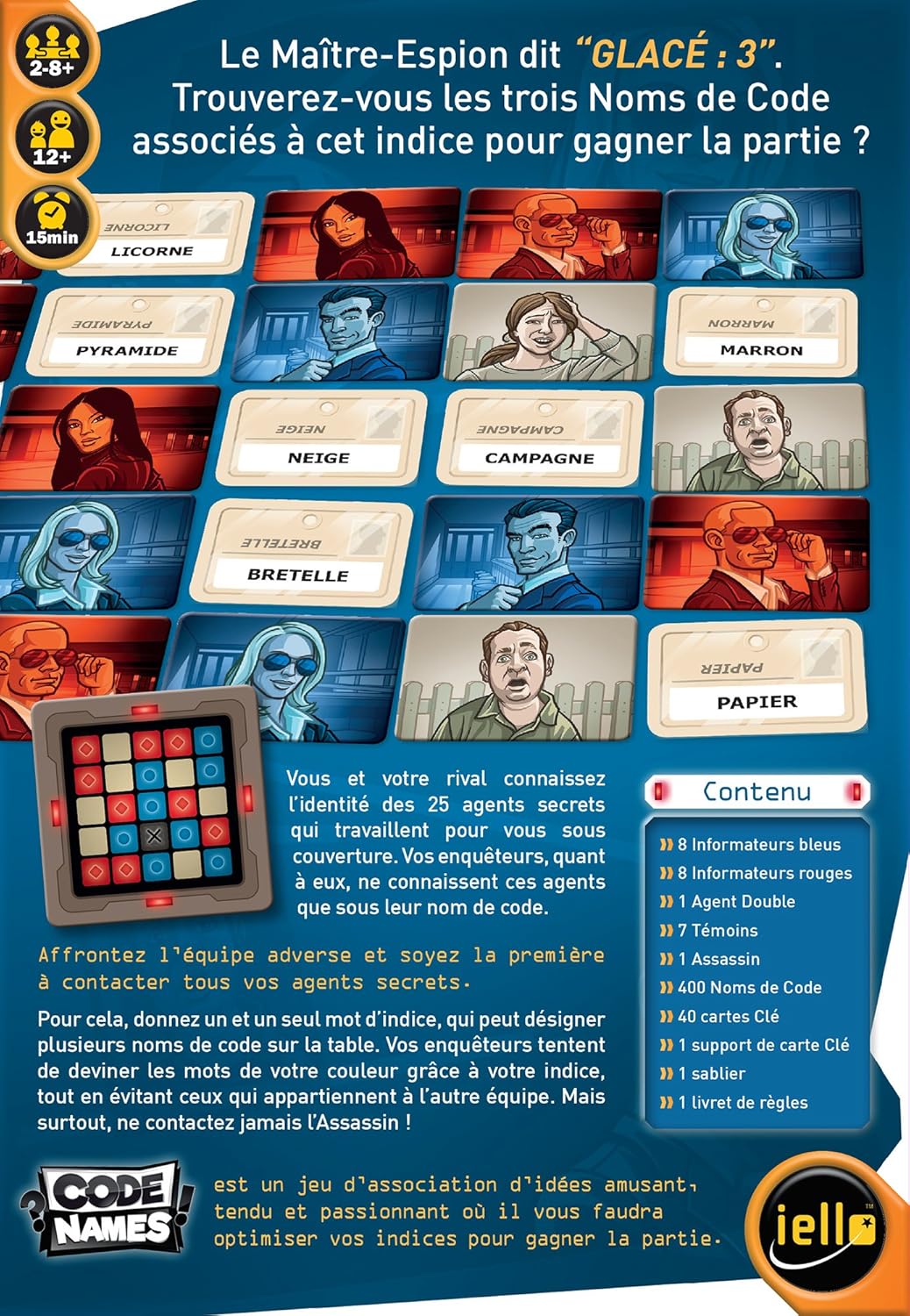 CODENAMES — Jeu de déduction en équipe VF – Image 2