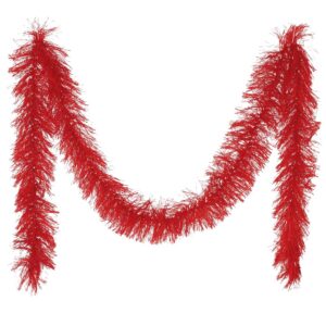 P'tit Clown - Boa Polyester - Longueur 180 cm - Unisexe - Accessoire parfait pour Déguisement, Charleston, Années 20, Flapper, Carnaval, Fête costumée (Rouge)