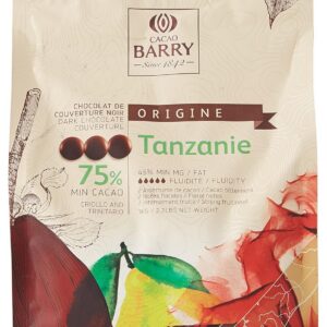 CACAO BARRY 75% Min Cacao Chocolat Tanzanie Pistoles 1 kg