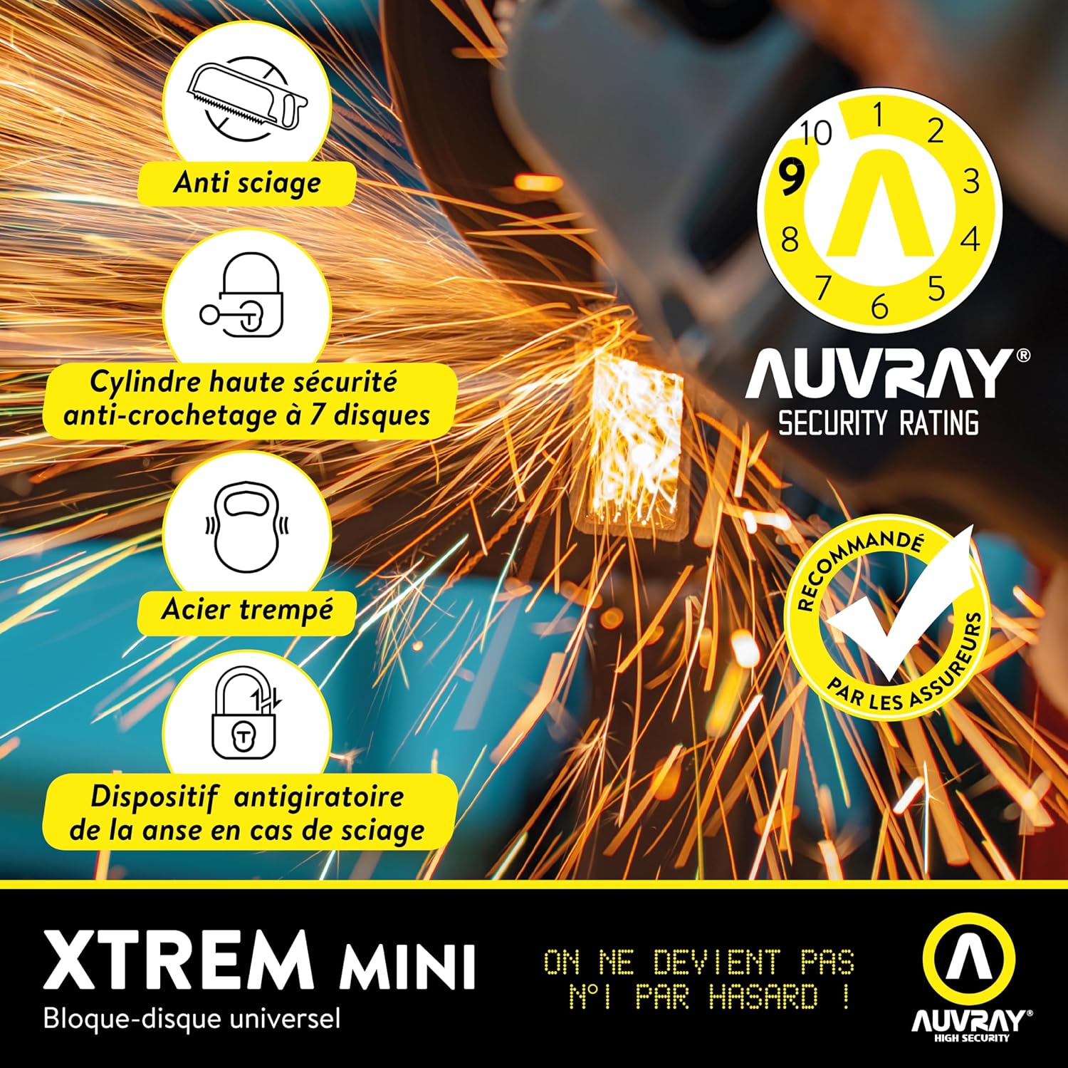AUVRAY Block Disc Xtrem Mini — Antivol bloque-disque moto – Image 3
