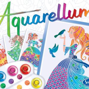 Alternative view of SENTOSPHÈRE Aquarellum Junior — Kit Peinture Princesses Fleurs