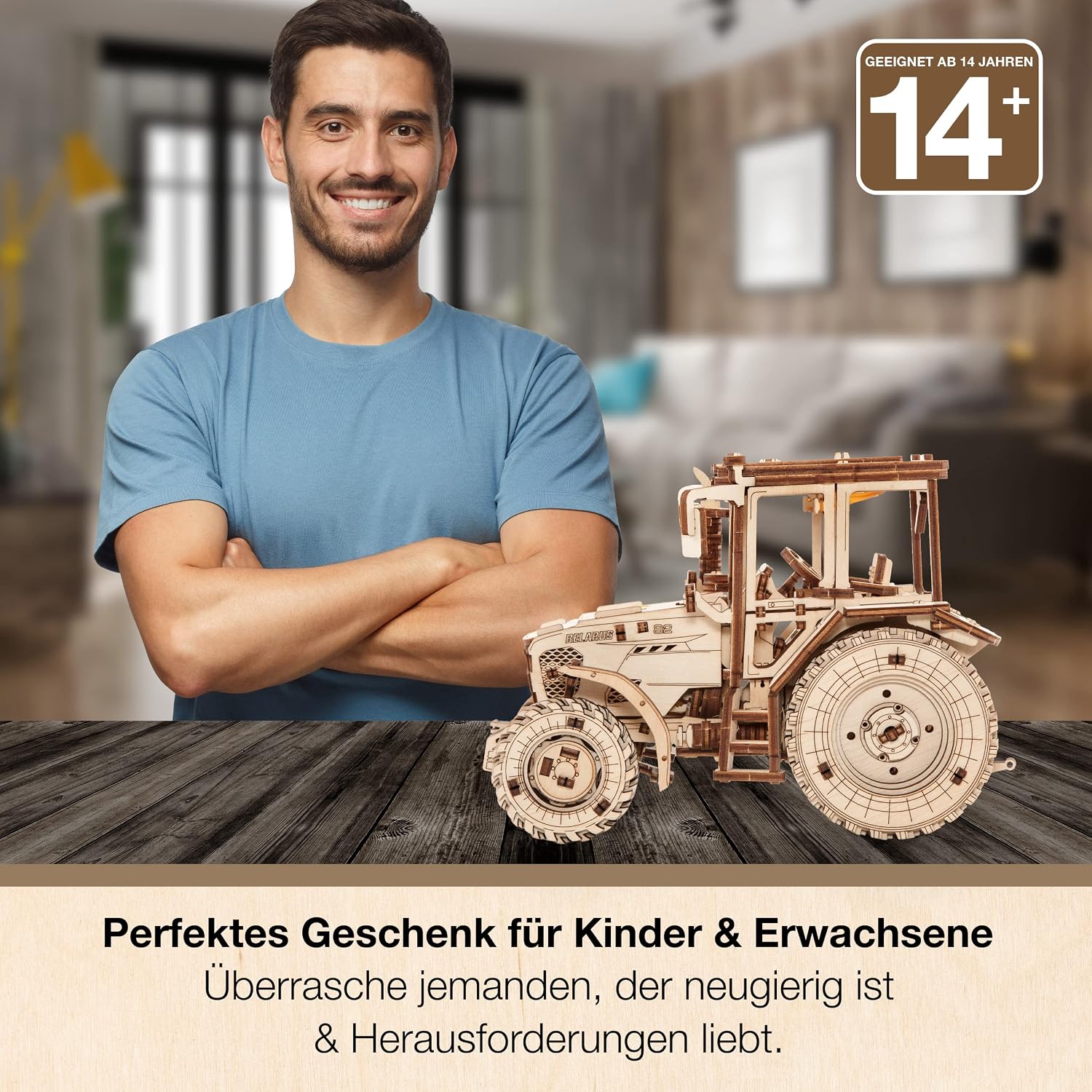 EWA Eco-Wood-Art BELARUS-82 — Puzzle 3D mécanique en bois – Image 5