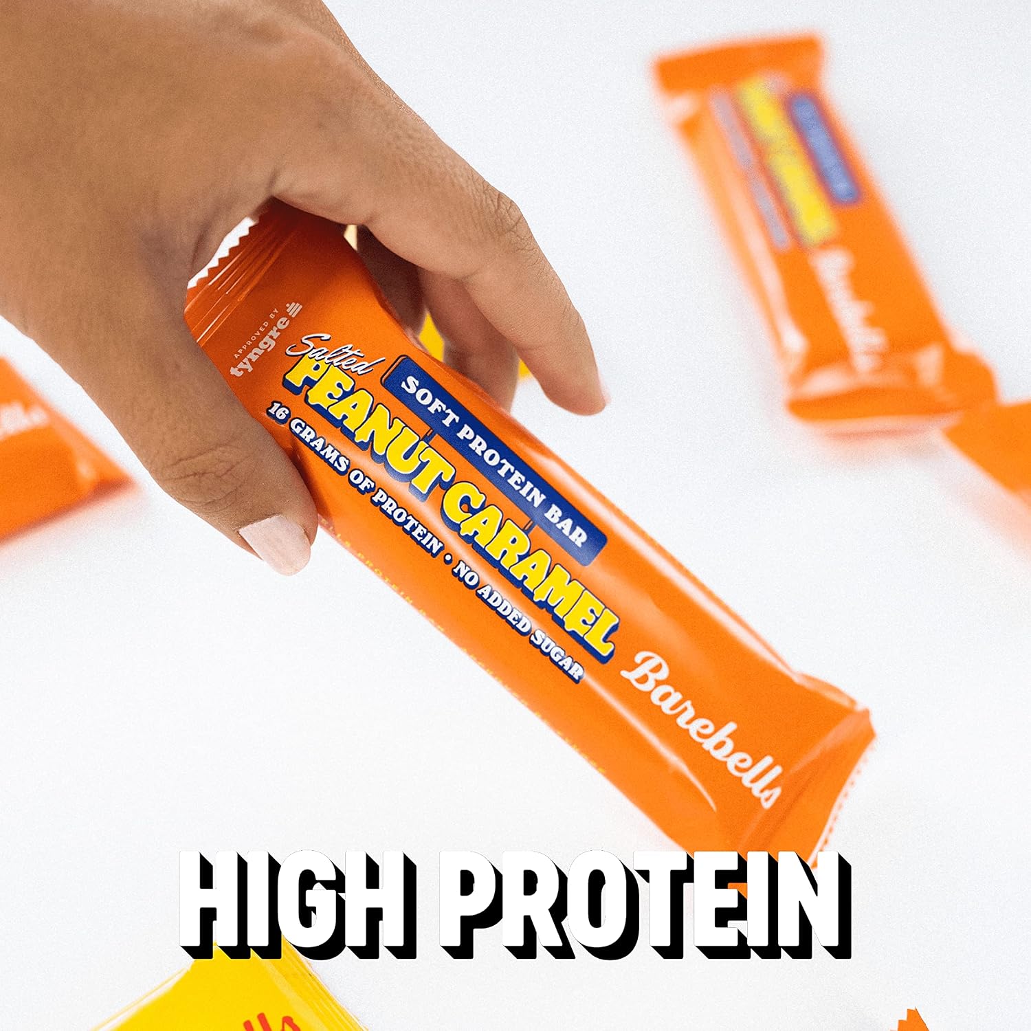 BAREBELLS Soft Bar — Barres protéinées x12 55g Salted Peanut – Image 3