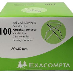 Boite de 100 attaches croisees 30x40mm